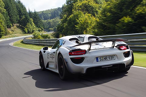 918-Prototyp auf Nordschleife