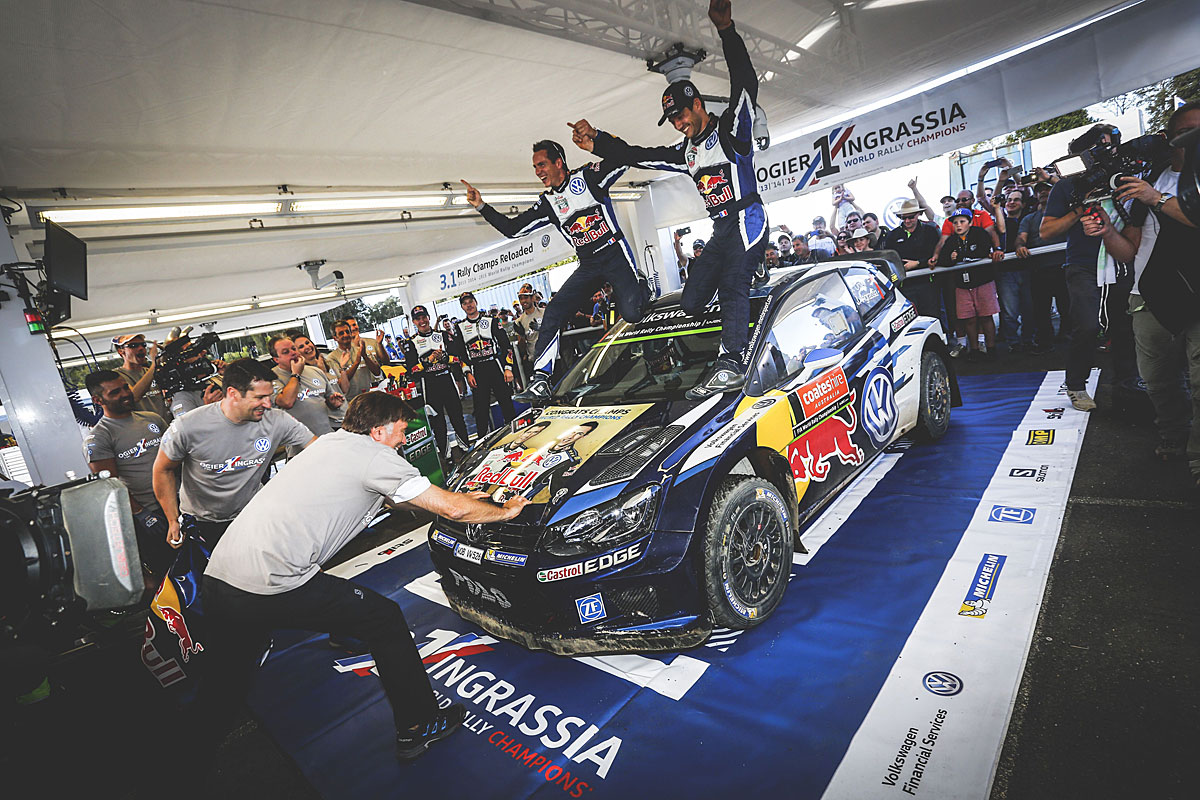 Ogier, der einzige dreifache Weltmeister