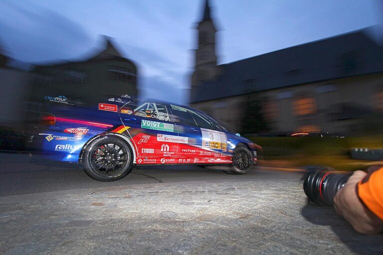 Thüringen-Rallye startet mit Driftshow