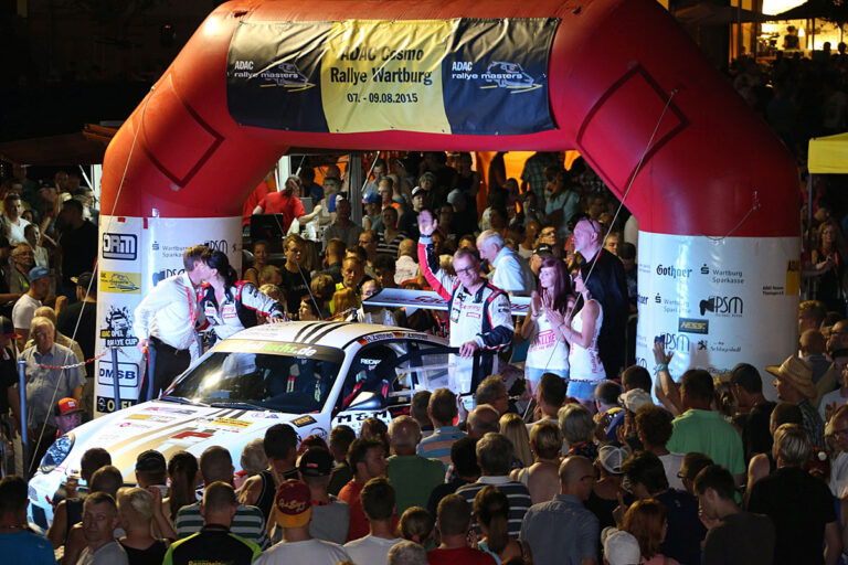 Ruben Zeltner führt die Rallye Wartburg an