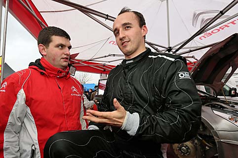 Erste Trainingseinheit für Kubica