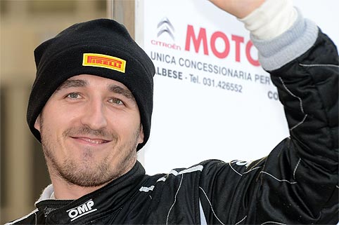 Kubica im Citroën DS3 RRC