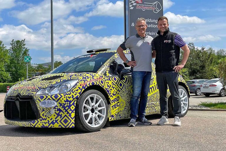 Ruben Zeltner im RC2 auf der Glückauf-Brücke