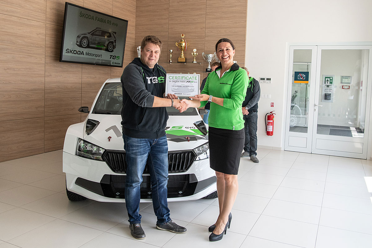 Skoda Motorsport liefert ersten Fabia R5 evo aus