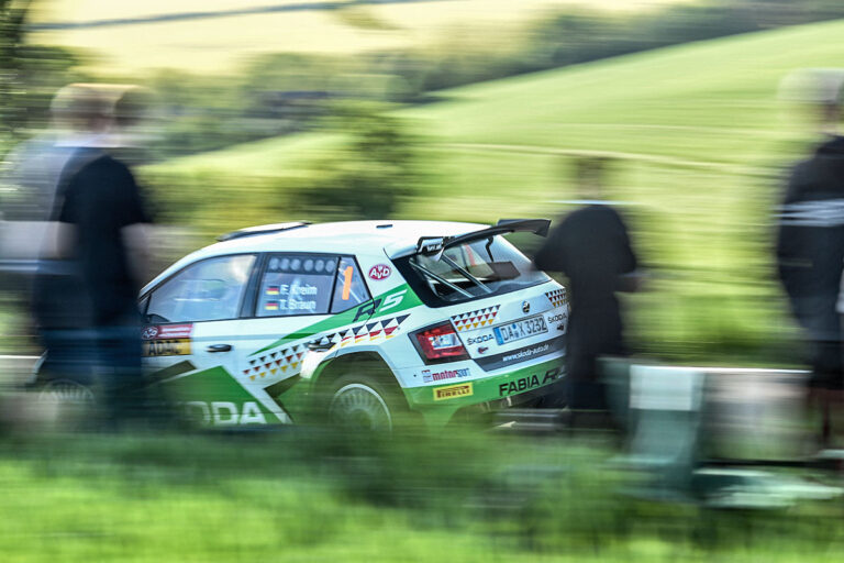 Kreim und Skoda-Deutschland-Team verpassen Shakedown
