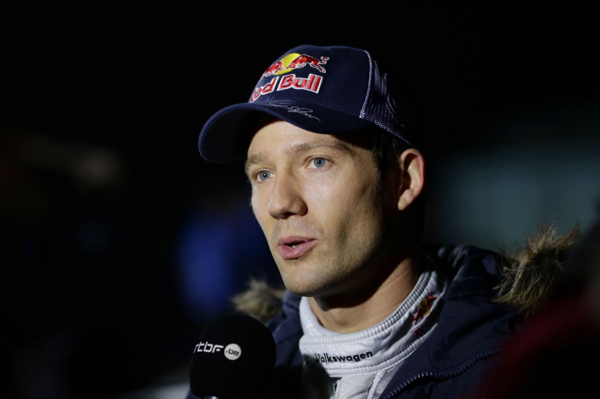 Ogier steckt im Schnee – Neuville draußen