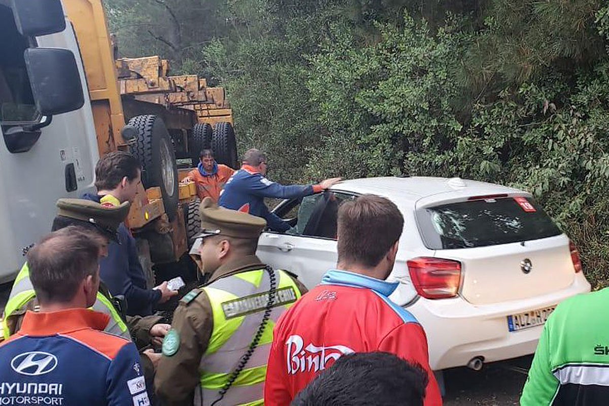 Rallye Chile: Unfall von Loeb im Recce