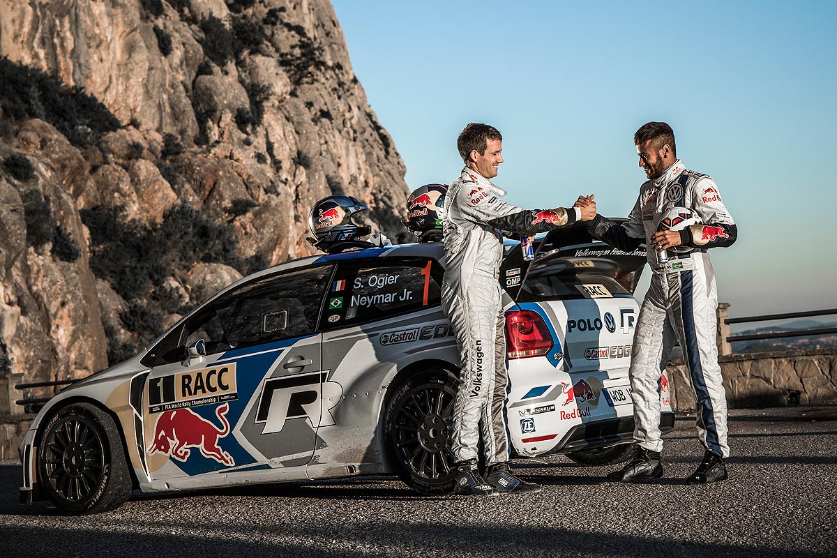 Fußball-Star Neymar als Ogier-Co