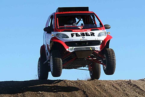 Mit dem Smart zur Dakar