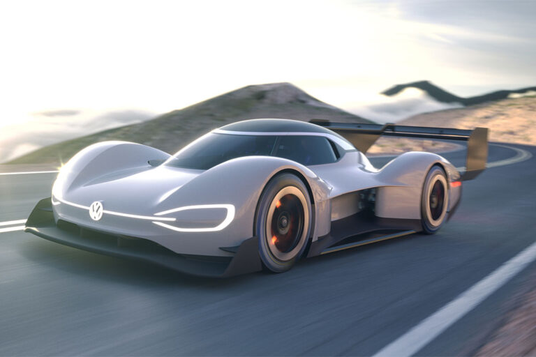 Am Sonntag zieht Volkswagen die Hülle vom Elektrorenner