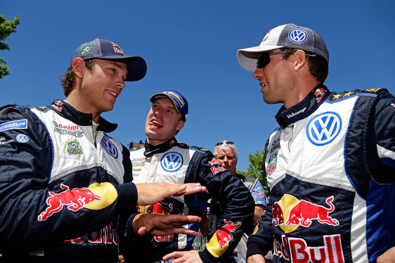 Latvala knapp vor Ogier