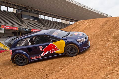 Sainz im Rallycross-Polo