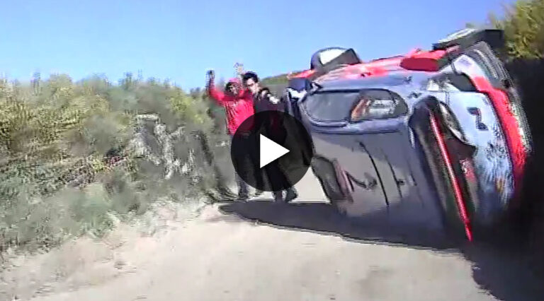 VIDEO: Unfall Thierry Neuville