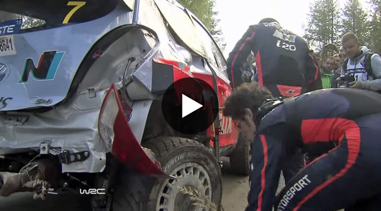 VIDEO: Unfall Thierry Neuville