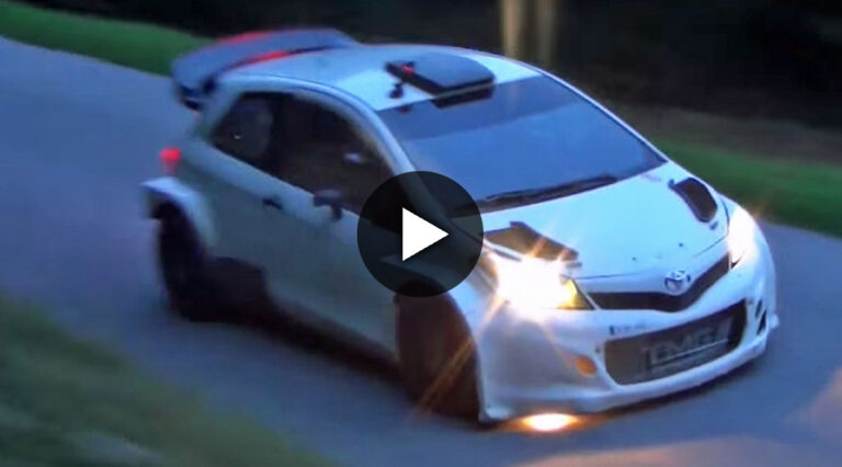 VIDEO: Hirvonen testet Yaris WRC