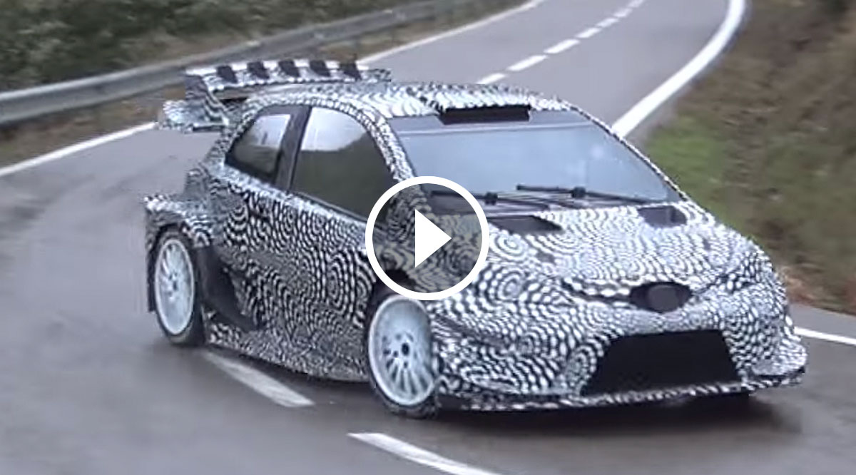 VIDEO: Ogier Test Toyota WRC
