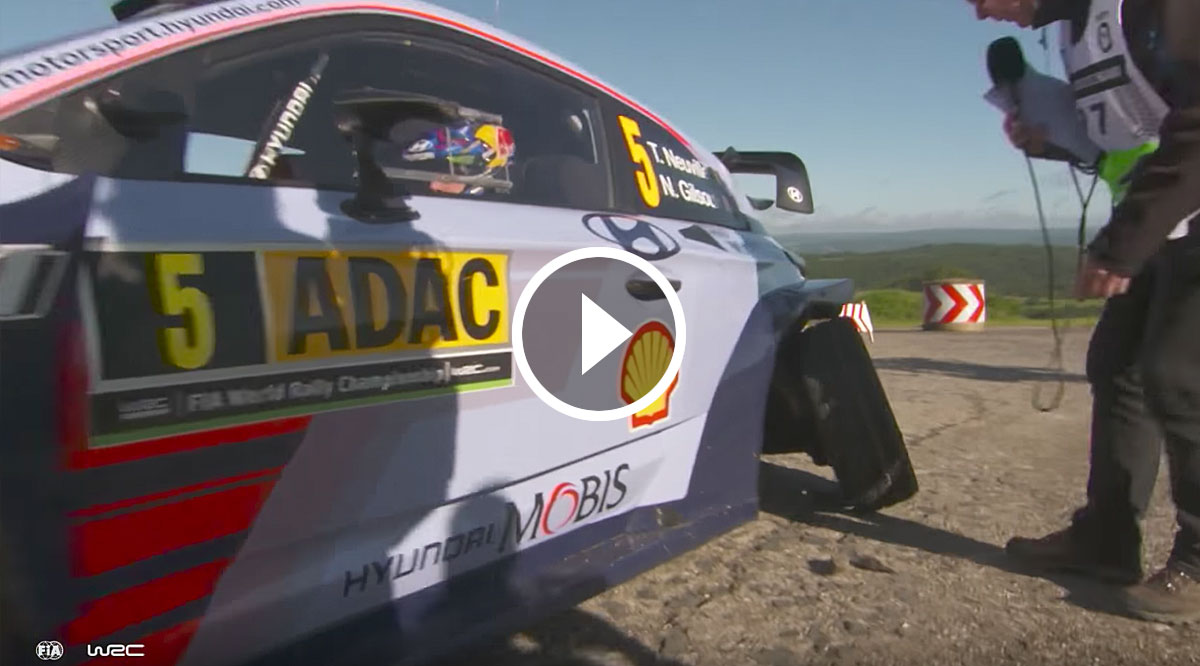 VIDEO: Desaster für Thierry Neuville
