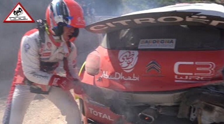 VIDEO: Meeke nach seinem Unfall