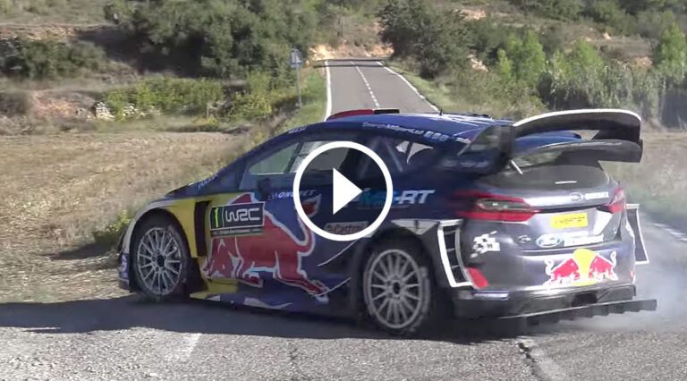VIDEO: Ott Tänak Test Spanien
