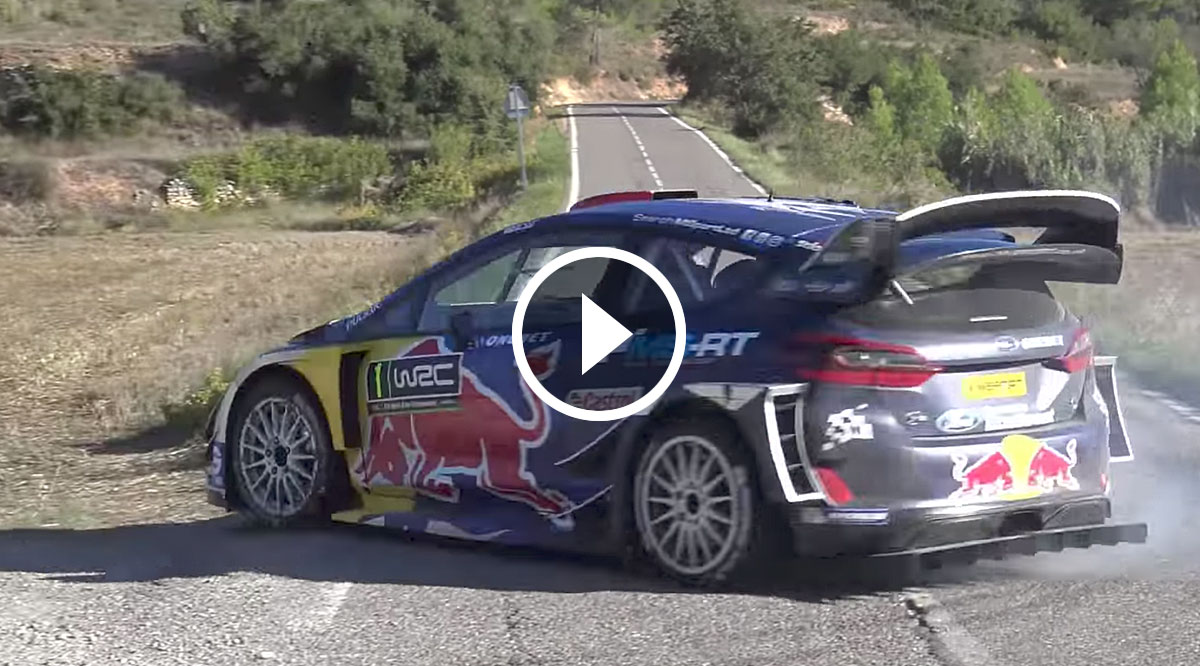 VIDEO: Ott Tänak Test Spanien