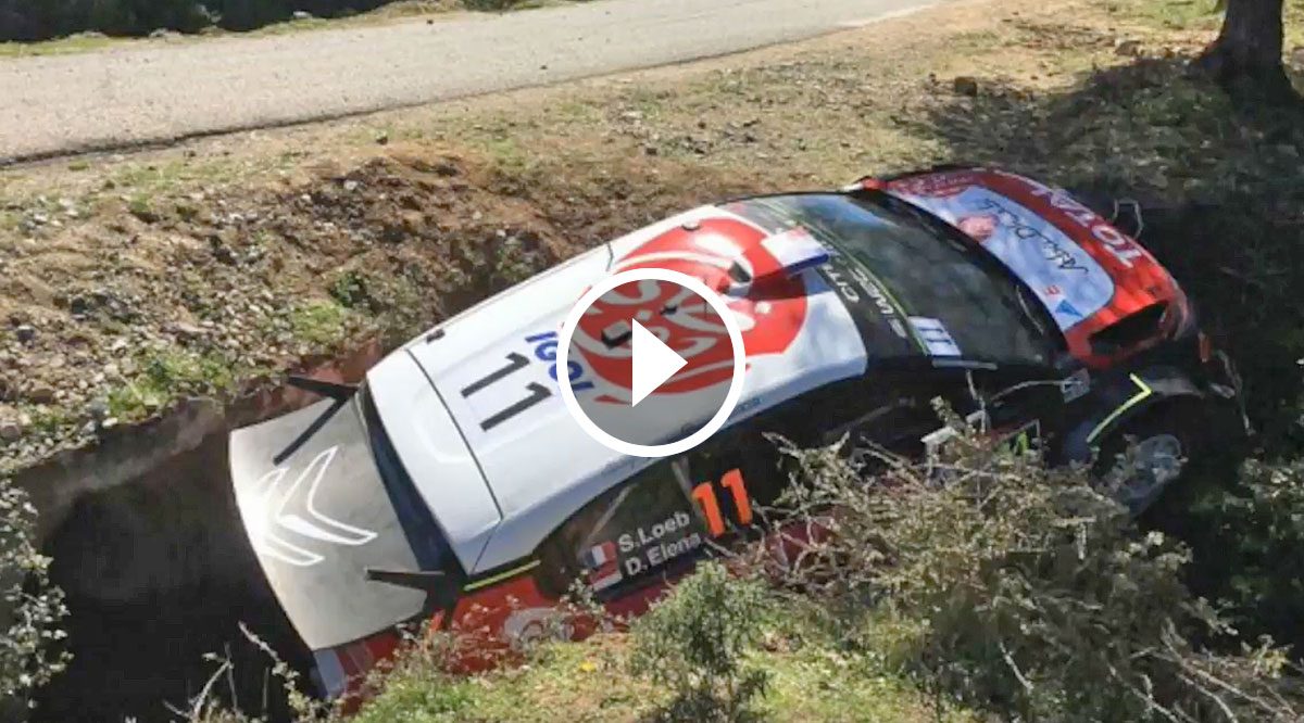 VIDEO: Unfall Sebastien Loeb