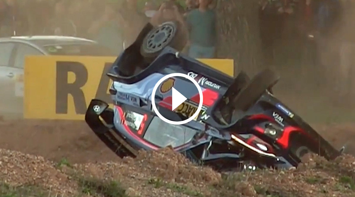 VIDEO: Crash Thierry Neuville