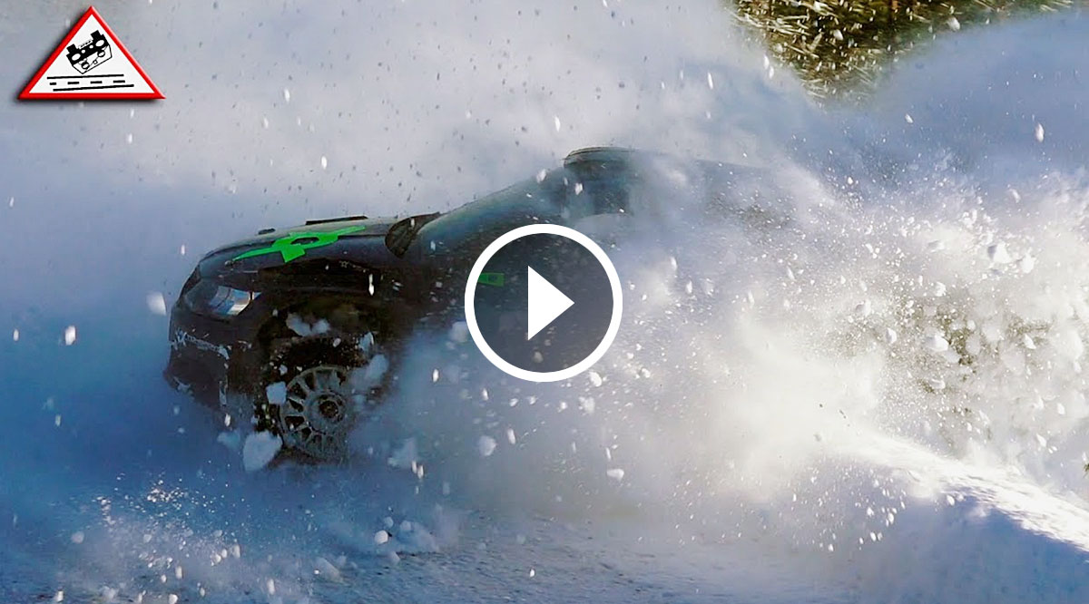 VIDEO: WRC2-Test Rallye Schweden