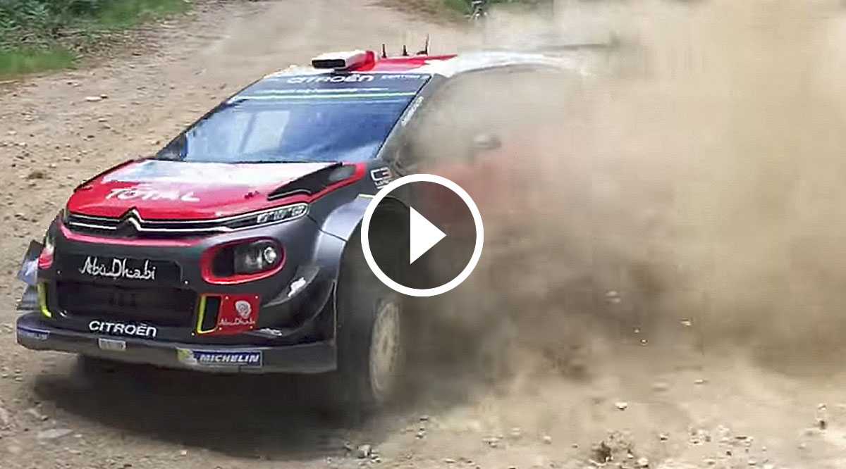 VIDEO: Mikkelsen C3 WRC Test