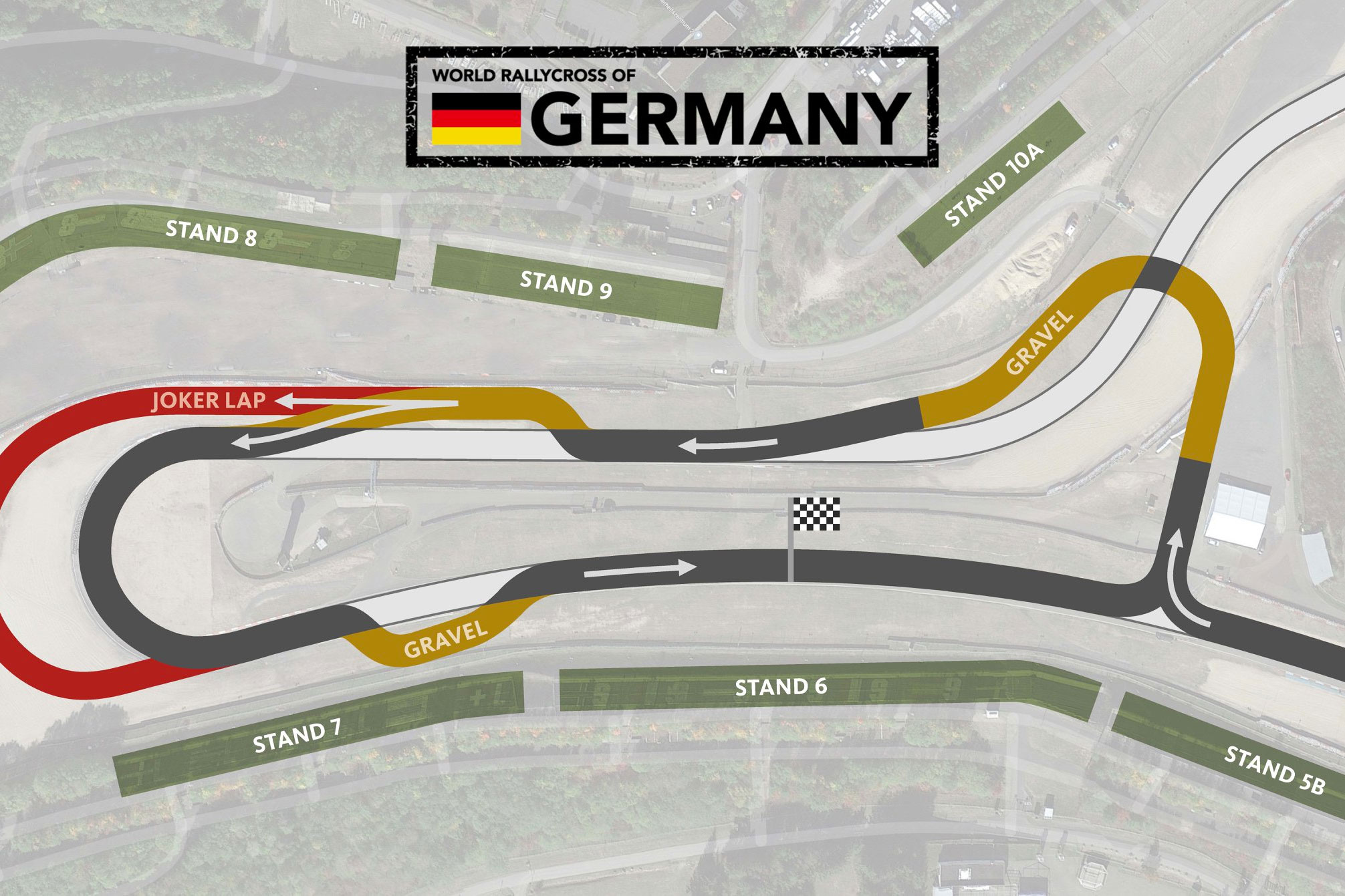 So sieht die Rallycross-Strecke auf dem Nürburgring aus