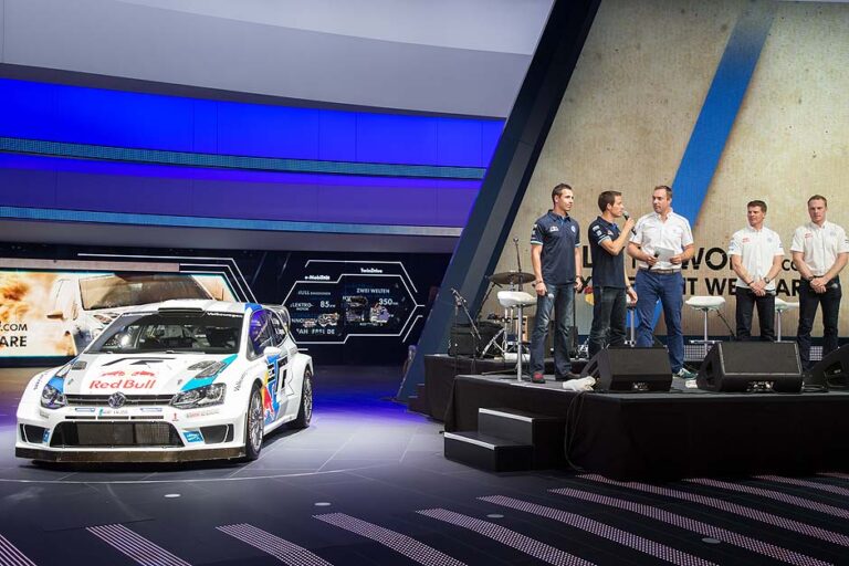 VW veranstaltete WM-Party auf der IAA