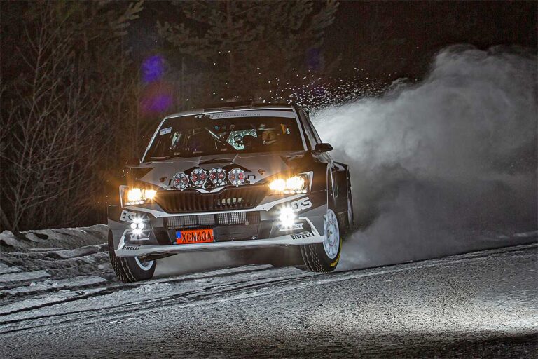 Ekström startet mit einem Skoda Fabia Rally2 evo