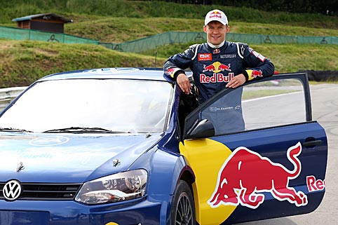 Ekström startet im Rallycross