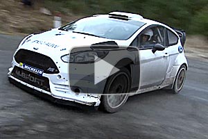 VIDEO: Mikko Hirvonen testete Ford Fiesta WRC