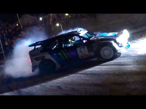 VIDEO: Rallylegend Warm-Up im Kreisverkehr
