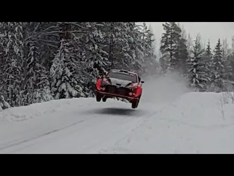 VIDEO: Thierry Neuville Test Rallye Schweden