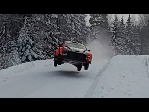 VIDEO: Oliver Solberg Test Rallye Schweden