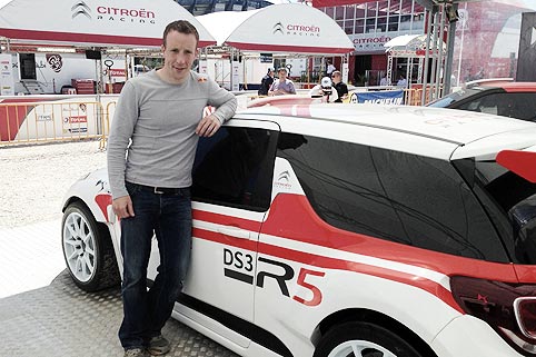 Meeke im DS3 WRC nach Finnland
