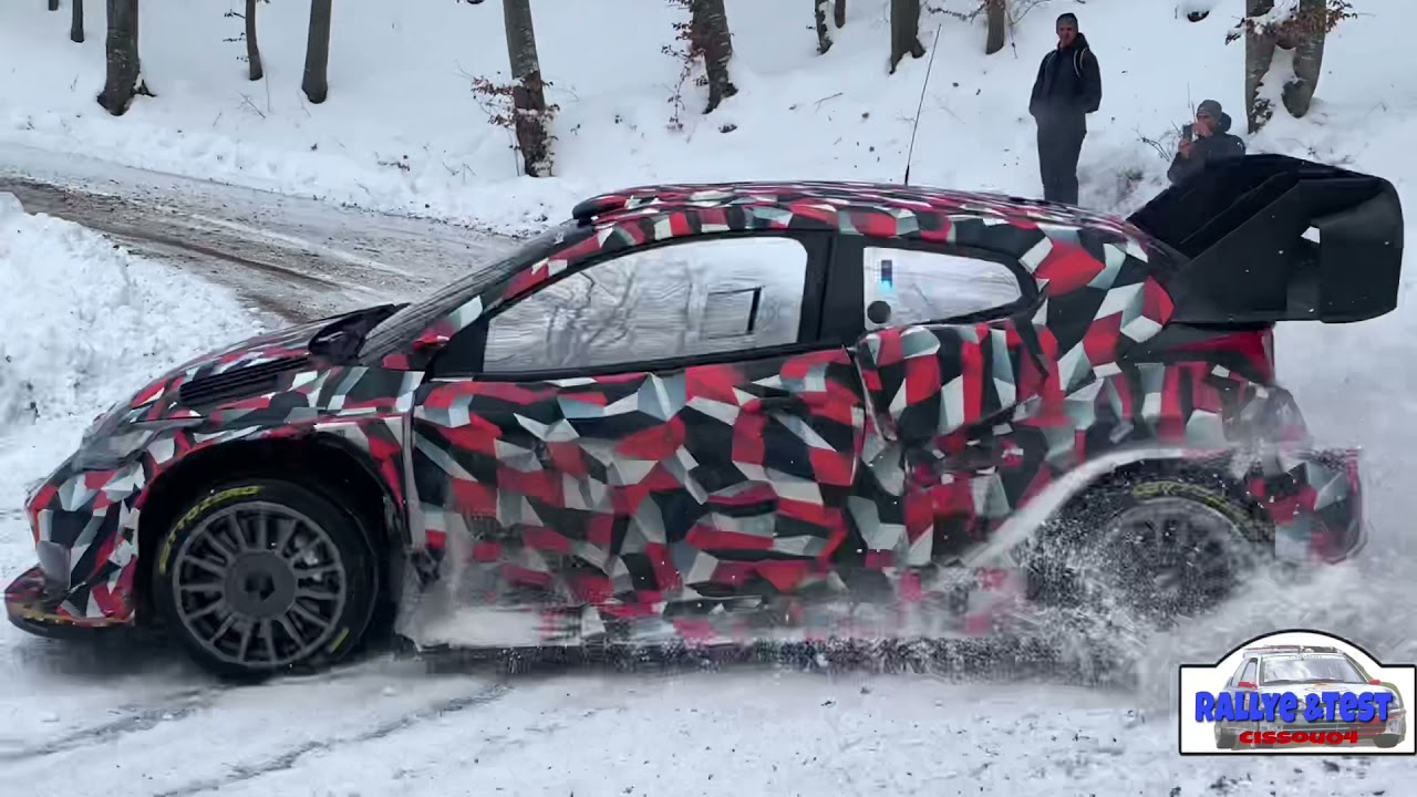 VIDEO: Sebastien Ogier Test Rallye Monte Carlo