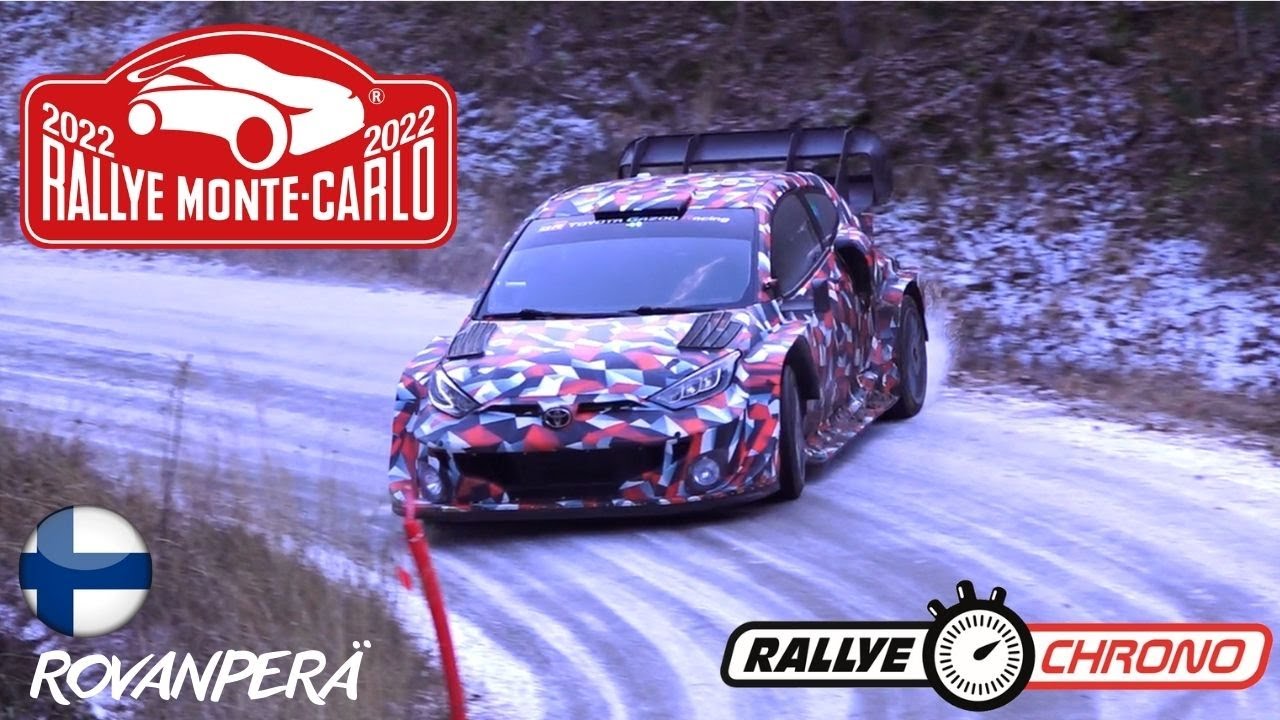 VIDEO: Test Kalle Rovanperä – Rallye Monte Carlo