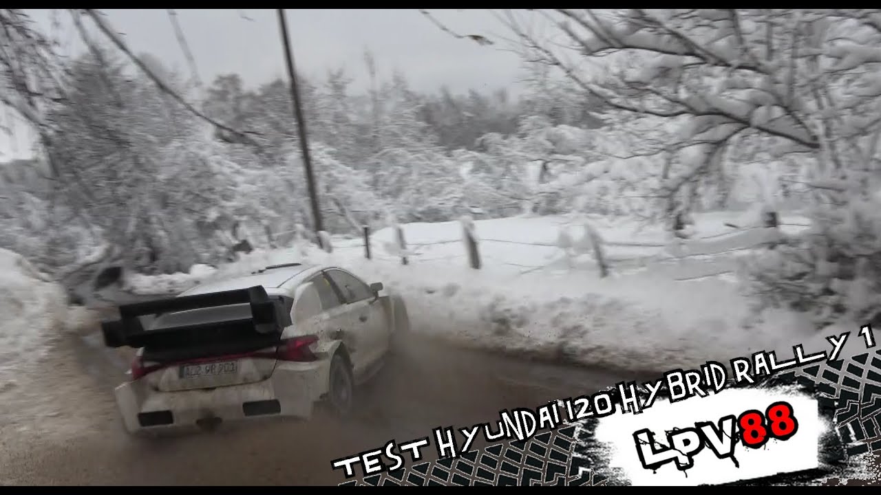 VIDEO: Hyundai i20 Rally1 Hybrid Winter-Test