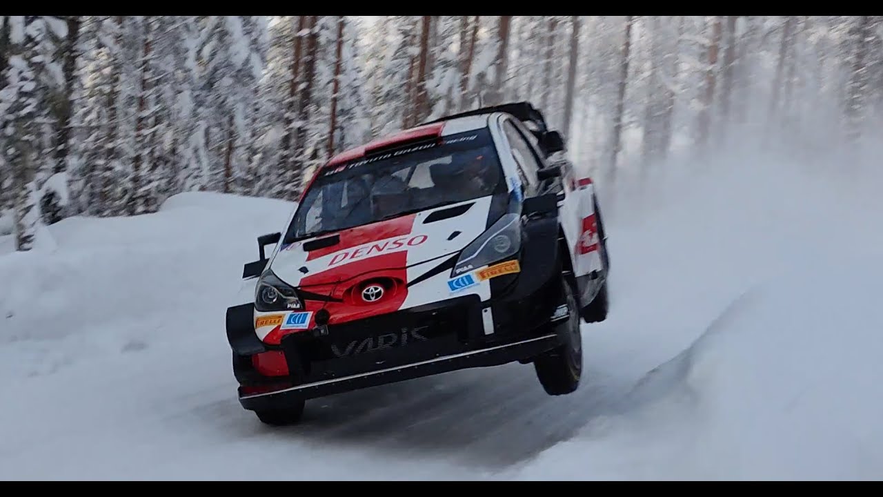 VIDEO: Kalle Rovanperä Arctic-Rallye Test
