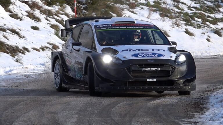 VIDEO: M-Sport Greensmith Test Rallye Monte Carlo