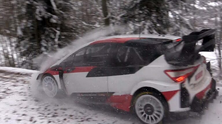 VIDEO: Elfyn Evans Test Rallye Monte Carlo