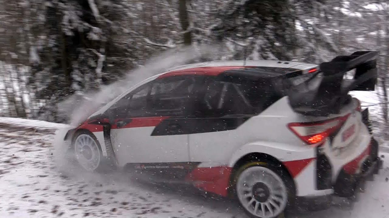 VIDEO: Elfyn Evans Test Rallye Monte Carlo