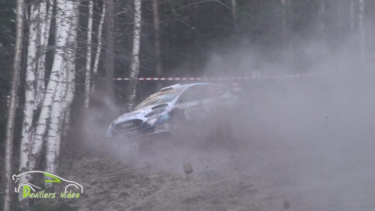 VIDEO: Suninen Fehler im Shakedown Rallye Schweden