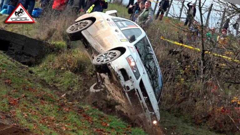 VIDEO: Rutschpartie in Ungarn