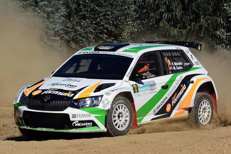Meireles siegt im Skoda Fabia R5