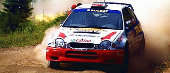 Tomasz Kuchar und Maciej Szczepaniak vor der Neuseeland Rallye.