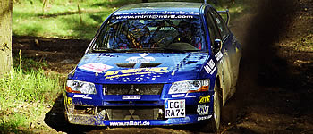 Joachim Resch auf Mitsubishi EVO7