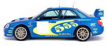 Erfolgreicher erster Test für den Impreza WRC2003 Prototyp